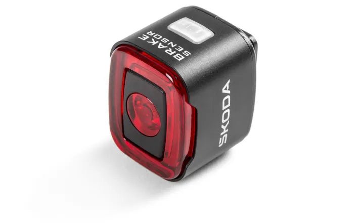 Lampa LED spate pentru bicicleta, reincarcabila USB, cu senzor de franare - Skoda Shop