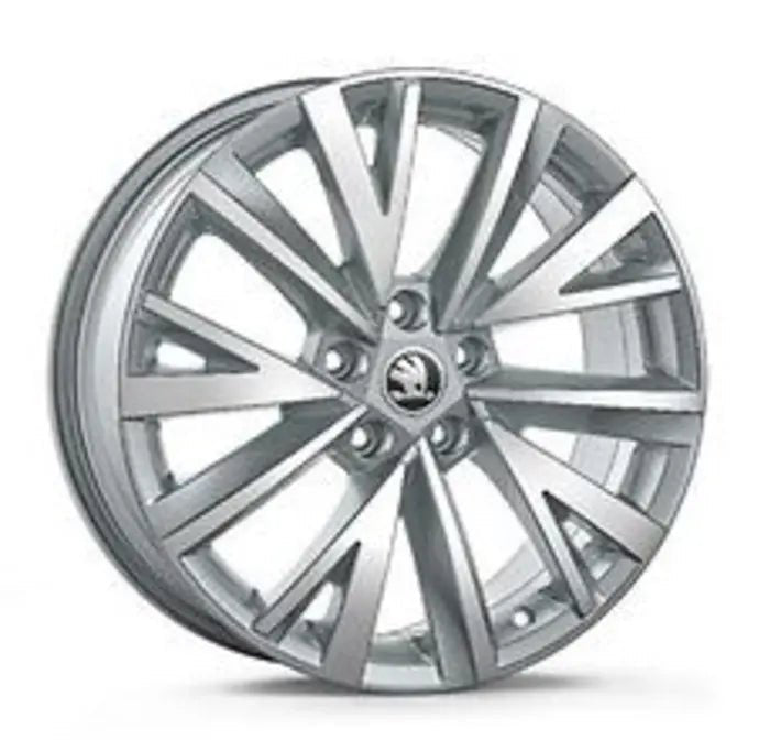 Set Roti Iarna Skoda cu Jante Gigaro 18" Argintii si Anvelope Bridgestone Blizzak LM005 235/55 R18 XL - Skoda Shop