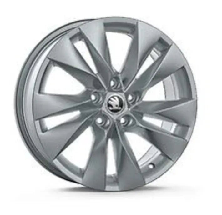 Set Roti Iarna Skoda cu Jante Trifid 17" Argintii si Anvelope Bridgestone Blizzak LM005 215/65 R17 XL - Skoda Shop