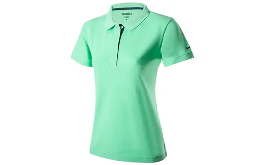 Tricou Polo pentru femei Škoda, verde electric