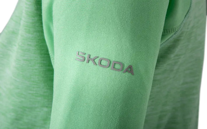 Jacheta Sweat Dama Škoda Electric Green, Marimi: XS - XL