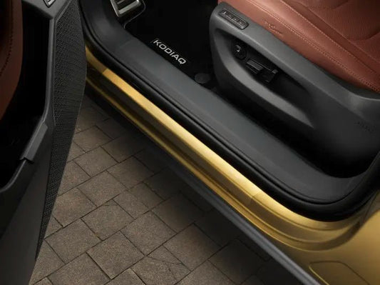 Folie protectie praguri Skoda pentru usile din fata Kodiaq, transparent - Skoda Shop