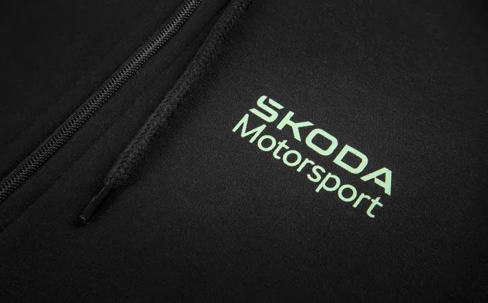 Hanorac cu fermoar Skoda Motorsport pentru barbati, negru/gri, marime S - XXXL - Skoda Shop