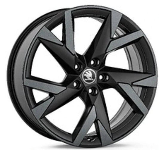 Janta aliaj 19" Škoda Aniara, negru metalizat si antracit, pentru anvelope 235/40 R19 - Skoda Shop