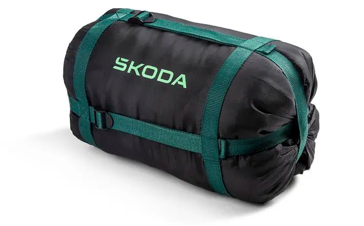 Sac de Dormit Skoda, Verde Smarald/Electric Green, Versatil pentru Primavara si Toamna - Skoda Shop