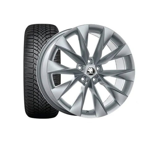 Set Roti Iarna cu Jante Crystal 19" si Anvelope Bridgestone Blizzak LM005 - Skoda Shop