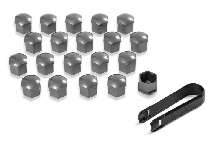 set capace suruburi roata skoda gri lucios 20 buc extractor